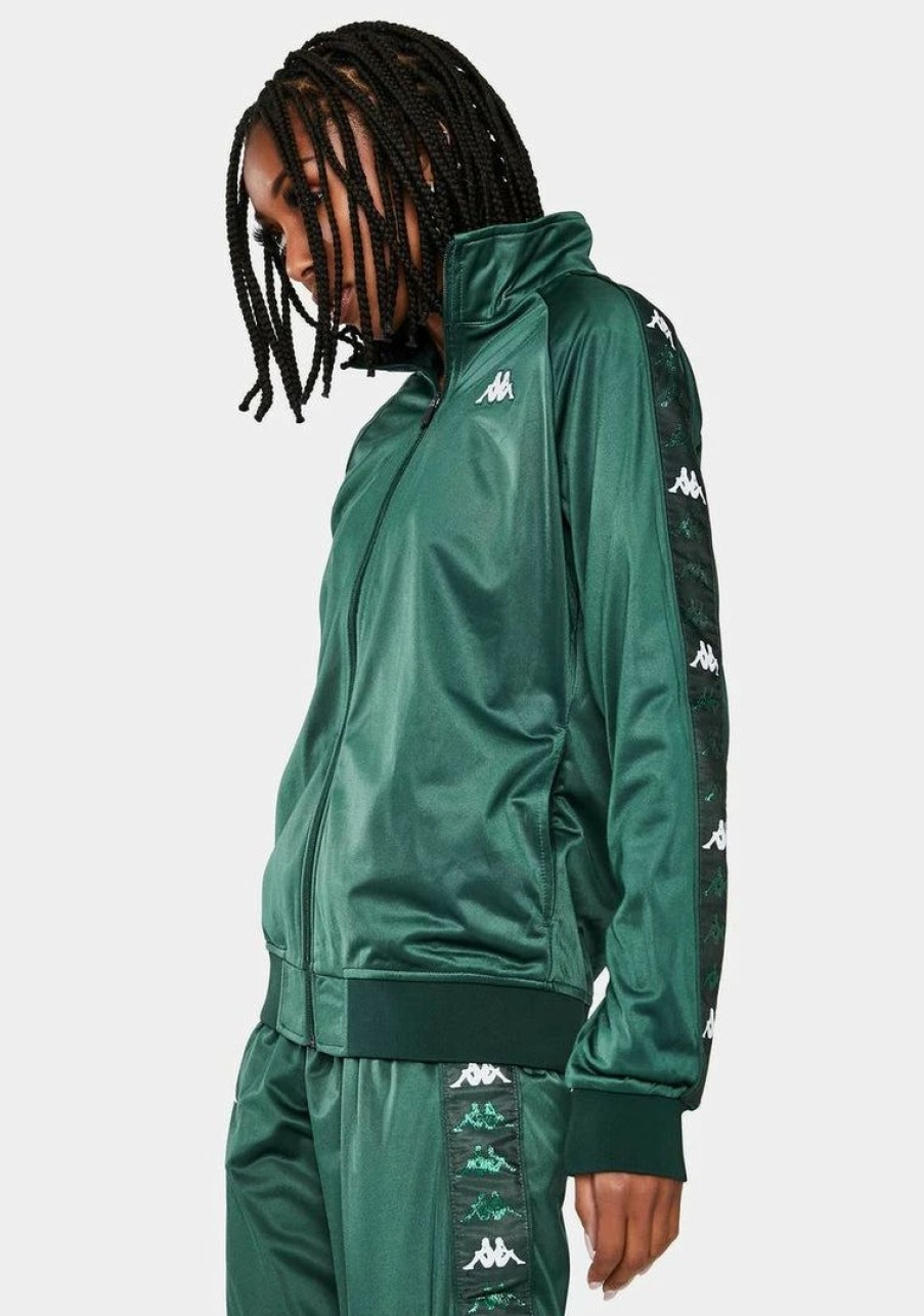 * Discount Kappa Outerwear Green 222 Banda Blaston Track Jacket Online