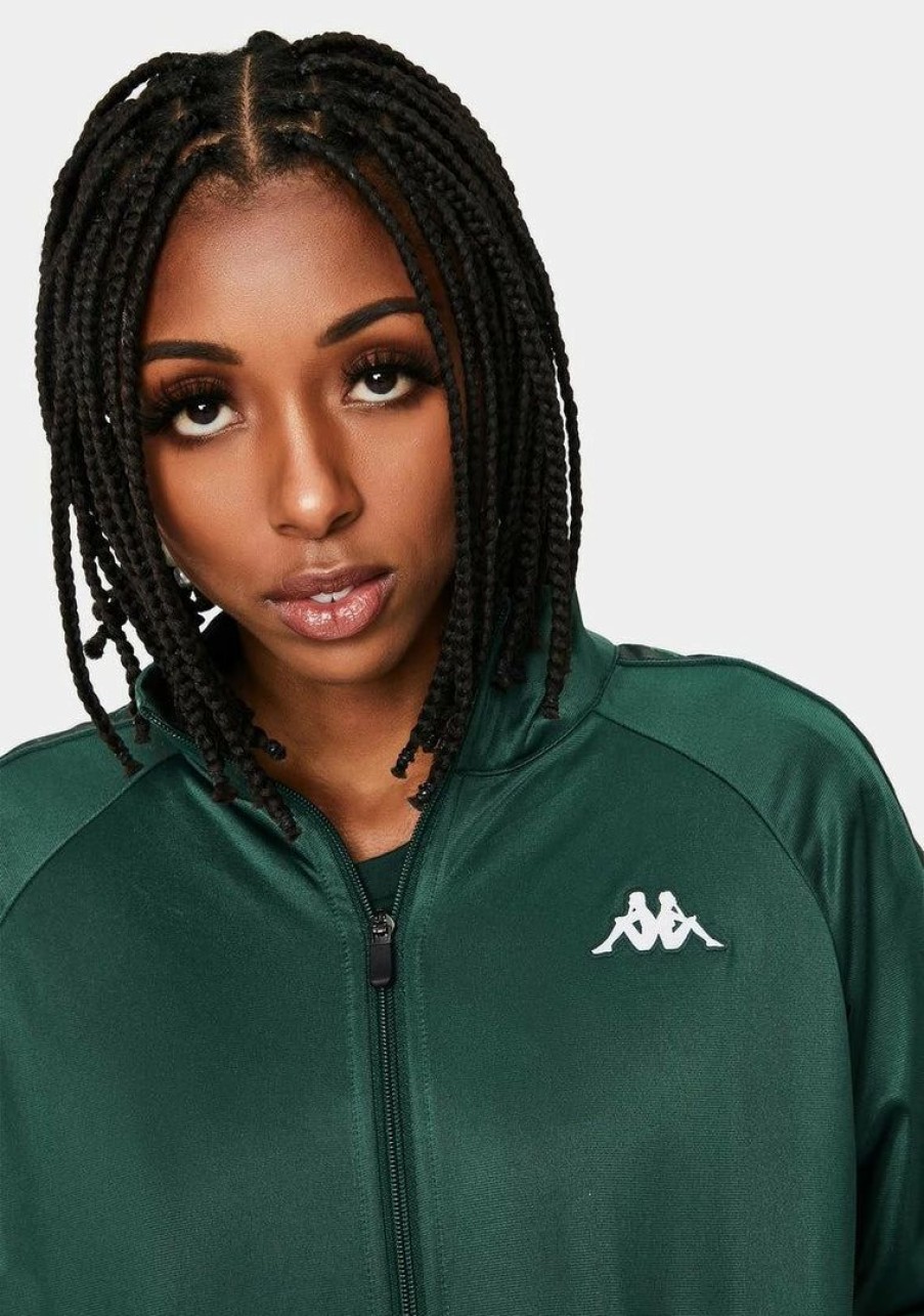 * Discount Kappa Outerwear Green 222 Banda Blaston Track Jacket Online