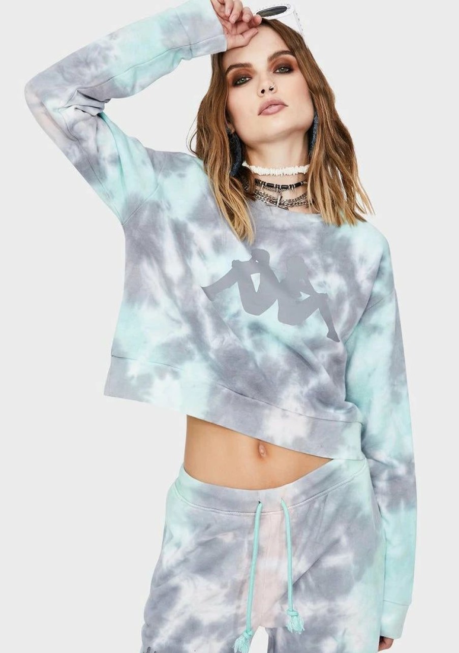 * Best Deal Kappa Tops Authentic Galz Tie Dye Sweatshirt Online