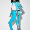 * New Kappa Bottoms Blue 222 Banda Dessy Reflective Leggings Best