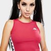 * Best Reviews Of Kappa Tops Red 222 Banda Atvan Crop Tank Online