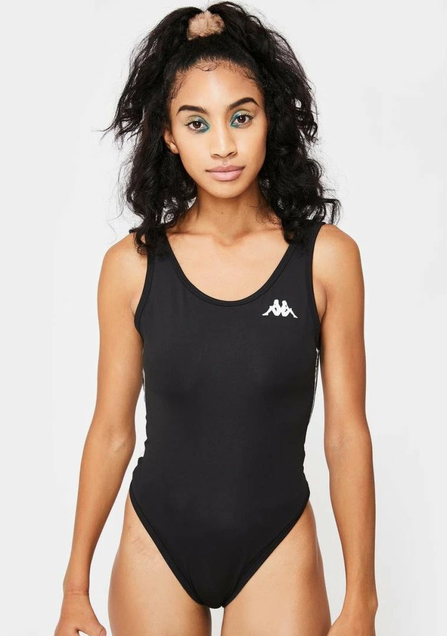 * Cheapest Kappa 222 Banda Didy Reflective Bodysuit Tops Wholesale