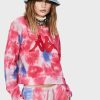 * New Kappa Pink Authentic Galz Tie Dye Sweatshirt Clearance