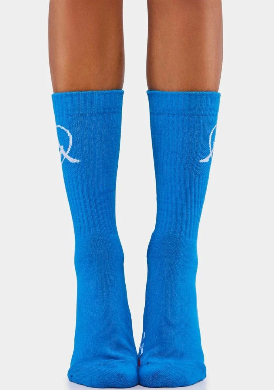 * Cheap Kappa Blue Authentic Loval Crew Socks Wholesale