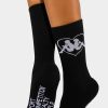 * Best Sale Kappa Black Authentic Loval Crew Socks Socks & Tights New