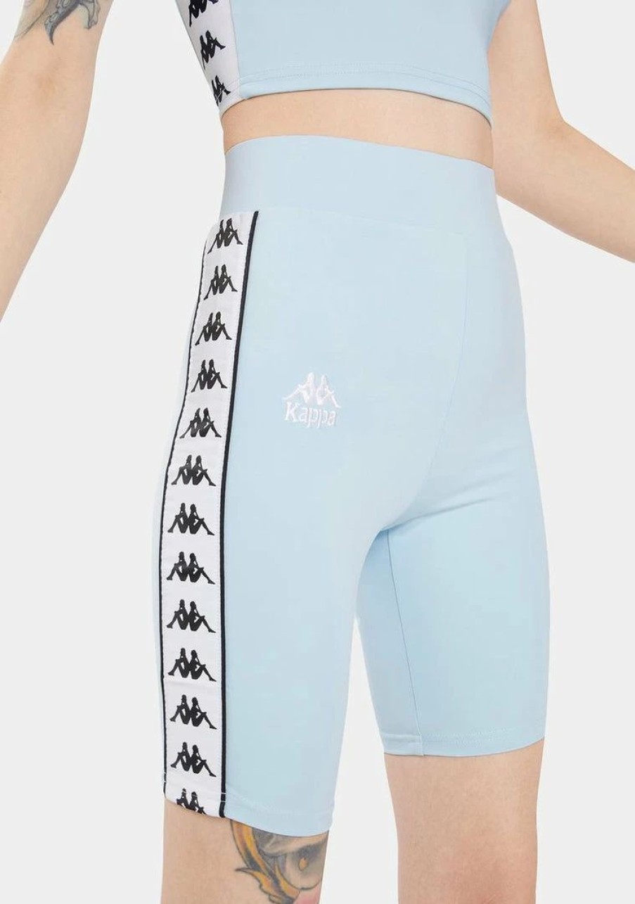 * Best Sale Kappa Bottoms Blue 222 Banda Cicles 2 Biker Shorts New