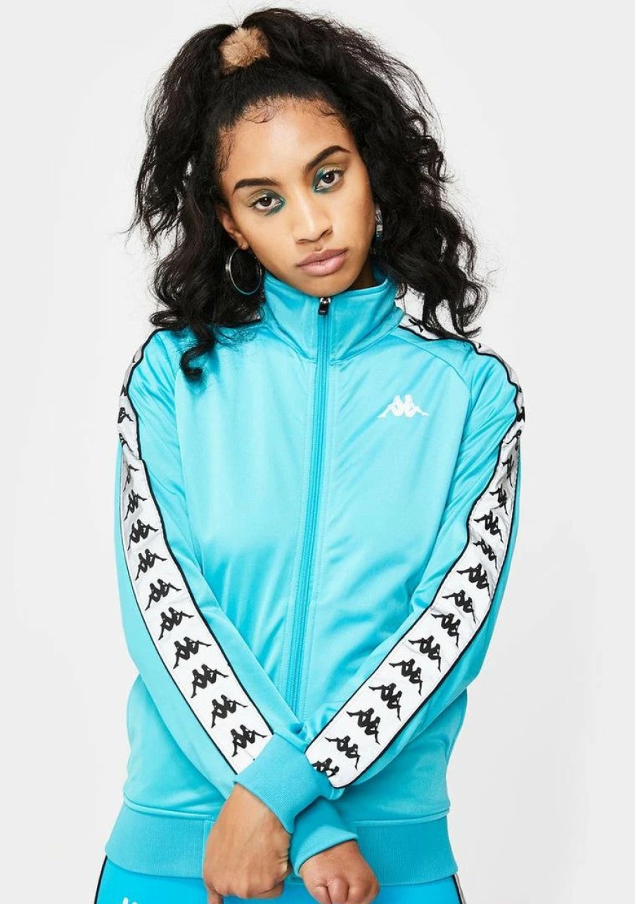 * Best Deal Kappa Blue 222 Banda Dolly Reflective Track Jacket Online