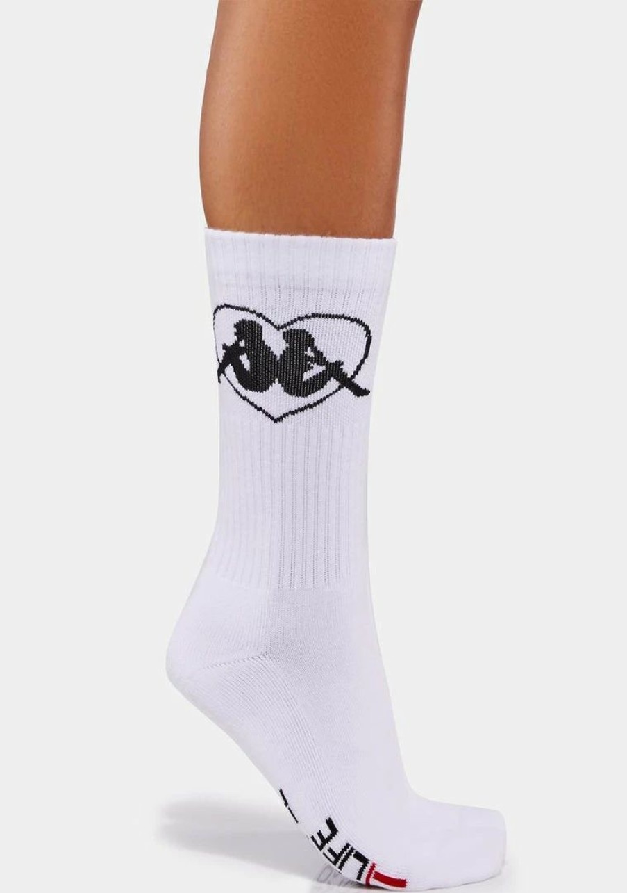 * New Kappa White Authentic Loval Crew Socks Best