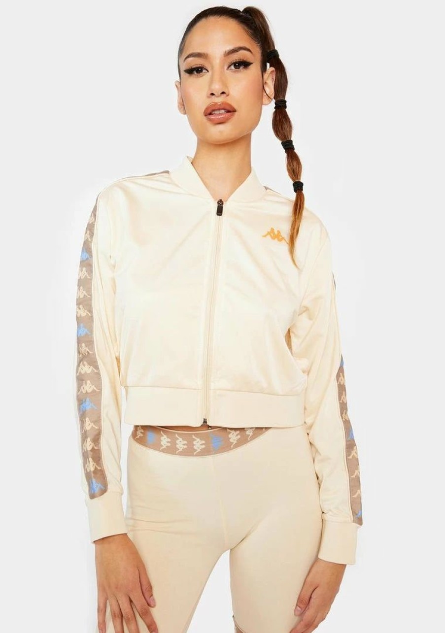 * Cheapest Kappa Beige 222 Banda Osbar Track Jacket Outerwear Best