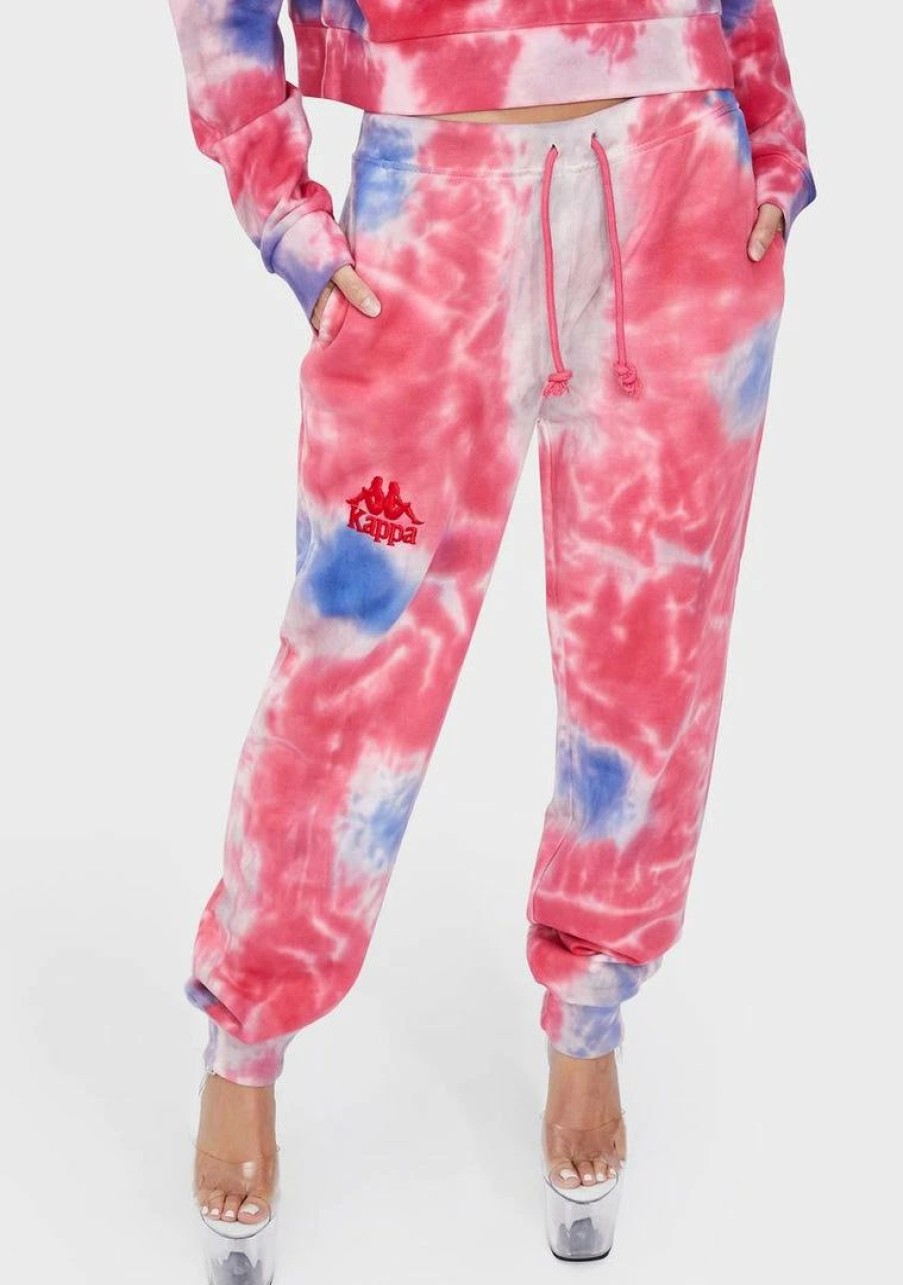 * Best Deal Kappa Pink Authentic Camda Tie Dye Sweatpants Bottoms Online