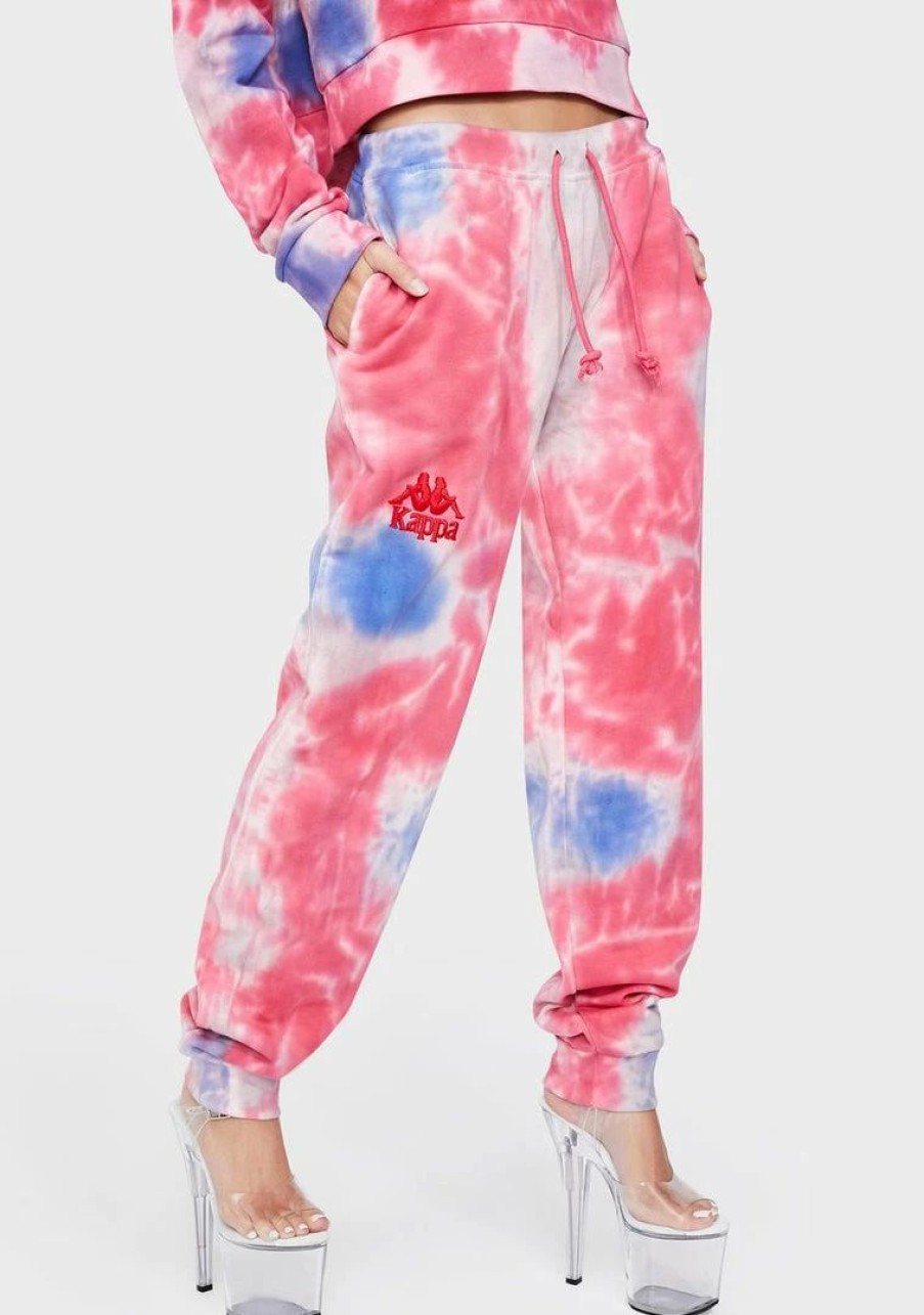 * Best Deal Kappa Pink Authentic Camda Tie Dye Sweatpants Bottoms Online