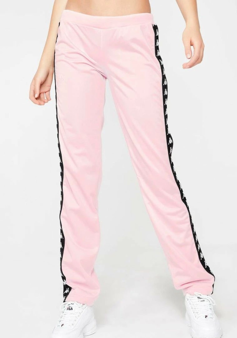 * Coupon Kappa Pink 222 Banda Wastoria Alternating Trackpants Bottoms Online