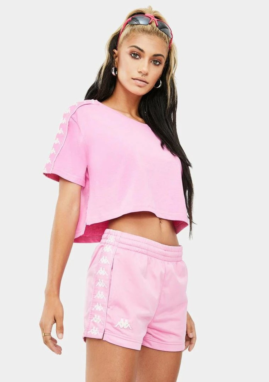 * Best Sale Kappa Pink 222 Banda Ladytrend Track Shorts Bottoms Online