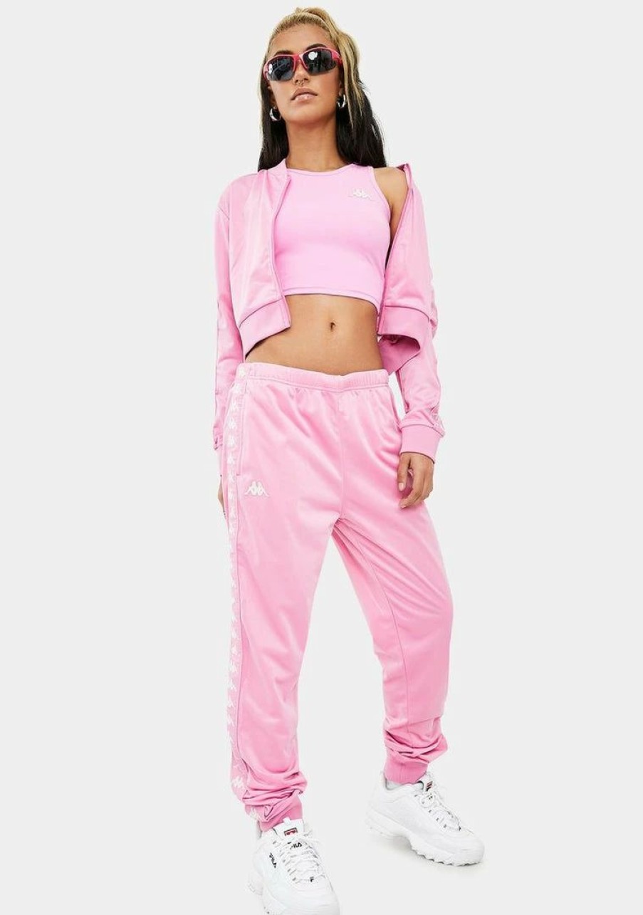 * Coupon Kappa Bottoms Pink 222 Banda Wrastoria Track Pants Best