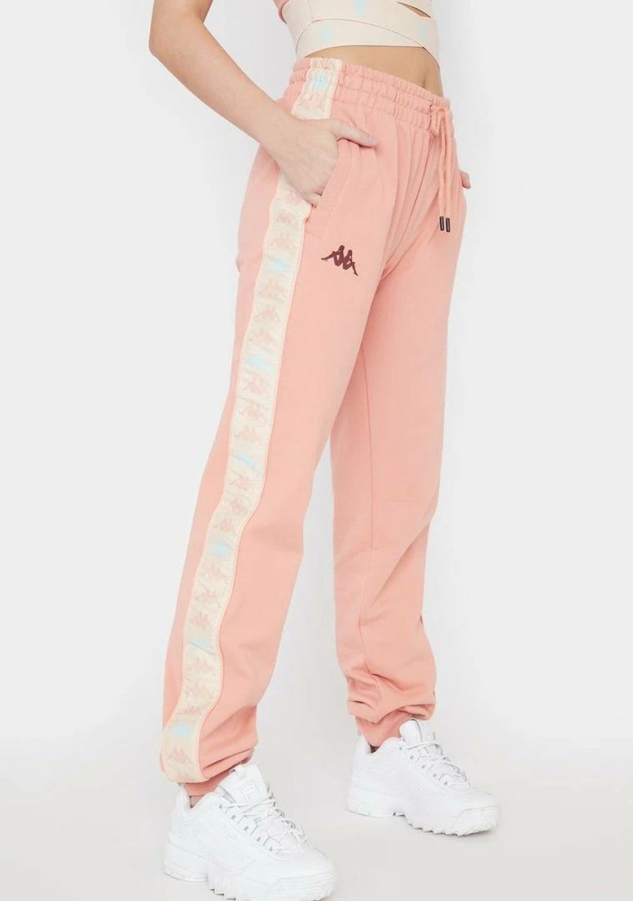 * Promo Kappa Bottoms Coral 222 Banda Iakora Sweatpants Hot