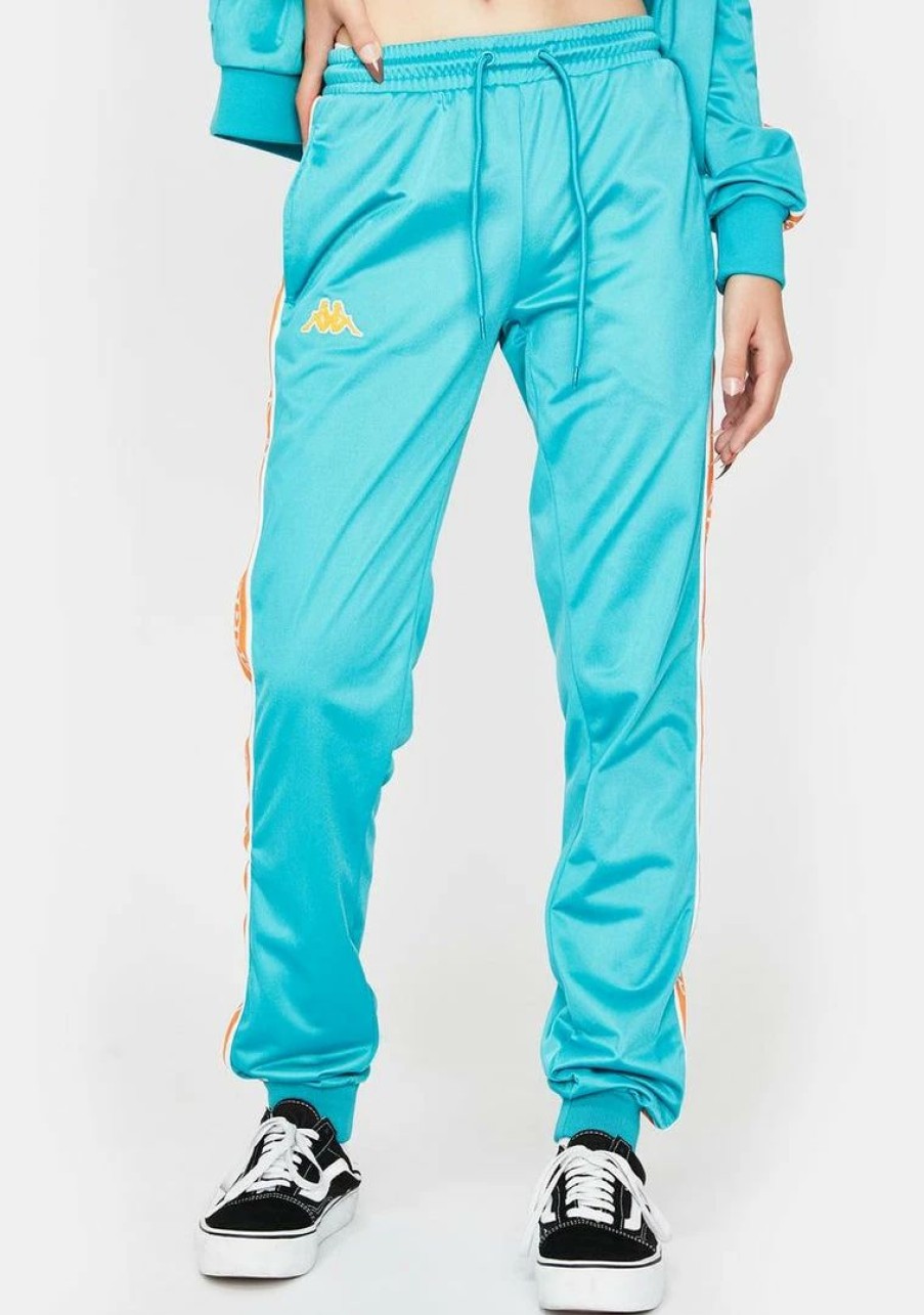 * Wholesale Kappa Aqua Logo Tape Arectic Track Pants Bottoms New